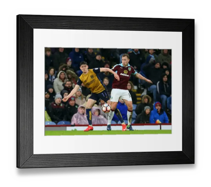Framed Print : Burnley vs. Bristol City: Clash Between Scott Arfield and Callum O'Dowda at Turf Moor, FA Cup 2017 Framed Print : Burnley vs. Bristol City: Clash Between Scott Arfield and Callum O'Dowda at Turf Moor, FA Cup 2017