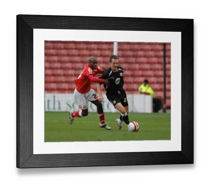 Framed Print : Bristol City vs. Barnsley: A Football Rivalry - Season 08-09