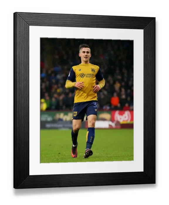 Framed Print : Bristol City's Joe Bryan at Turf Moor during Burnley vs Bristol City, FA Cup Fourth Round Framed Print : Bristol City's Joe Bryan at Turf Moor during Burnley vs Bristol City, FA Cup Fourth Round