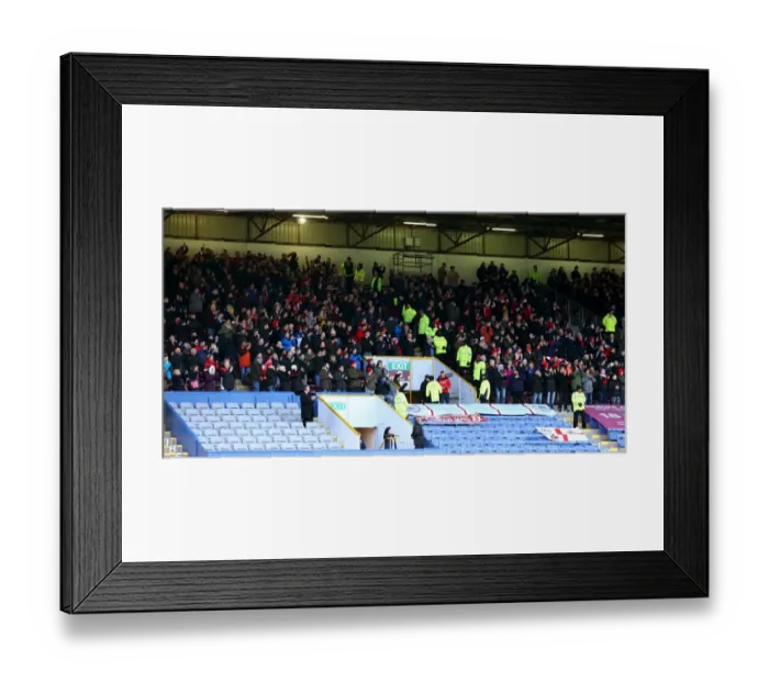 Framed Print : Passionate Bristol City Fans at Turf Moor during FA Cup Fourth Round Framed Print : Passionate Bristol City Fans at Turf Moor during FA Cup Fourth Round