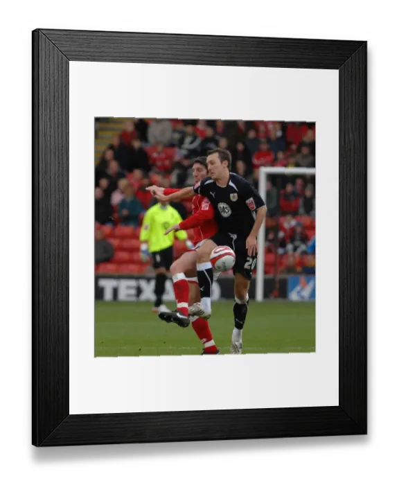 Framed Print : Bristol City vs. Barnsley: A Football Rivalry - Season 08-09