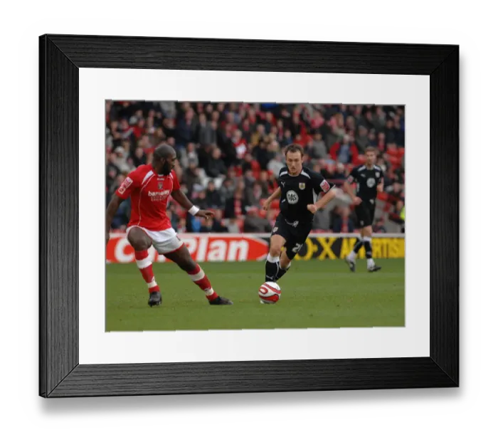 Framed Print : Barnsley vs. Bristol City: A Football Rivalry - Season 08-09
