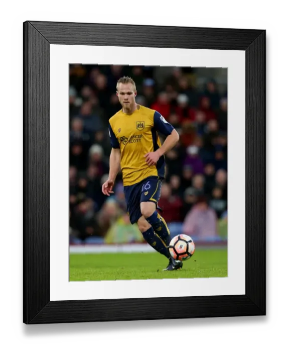 Framed Print : Gustav Engvall of Bristol City in Action against Burnley at Turf Moor, FA Cup Fourth Round Framed Print : Gustav Engvall of Bristol City in Action against Burnley at Turf Moor, FA Cup Fourth Round