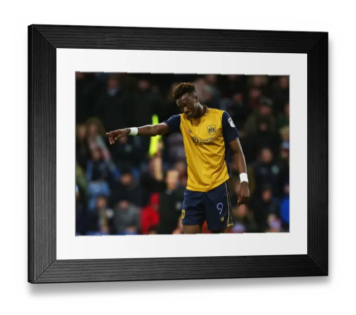 Framed Print : Tammy Abraham Scores for Bristol City Against Burnley in FA Cup Fourth Round, January 2017 Framed Print : Tammy Abraham Scores for Bristol City Against Burnley in FA Cup Fourth Round, January 2017