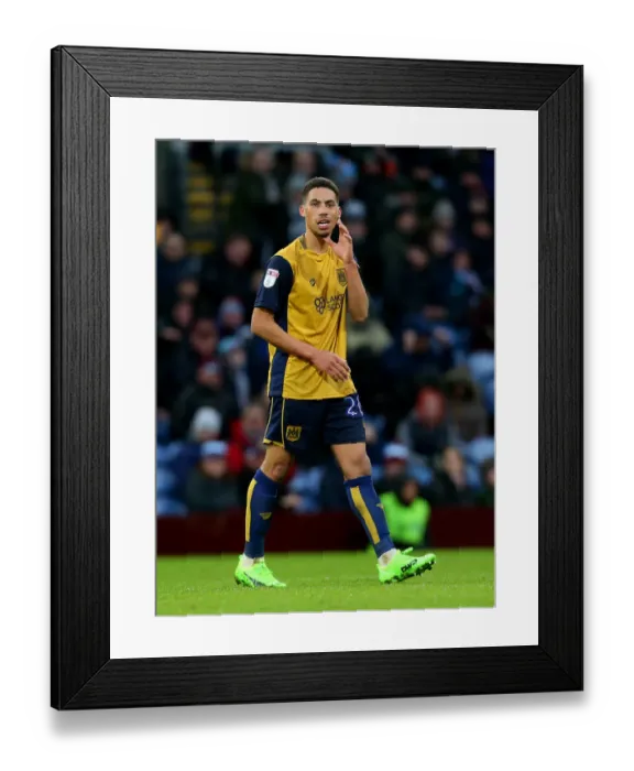 Framed Print : Zak Vyner of Bristol City in Action Against Burnley at Turf Moor, FA Cup Fourth Round - January 2017 Framed Print : Zak Vyner of Bristol City in Action Against Burnley at Turf Moor, FA Cup Fourth Round - January 2017