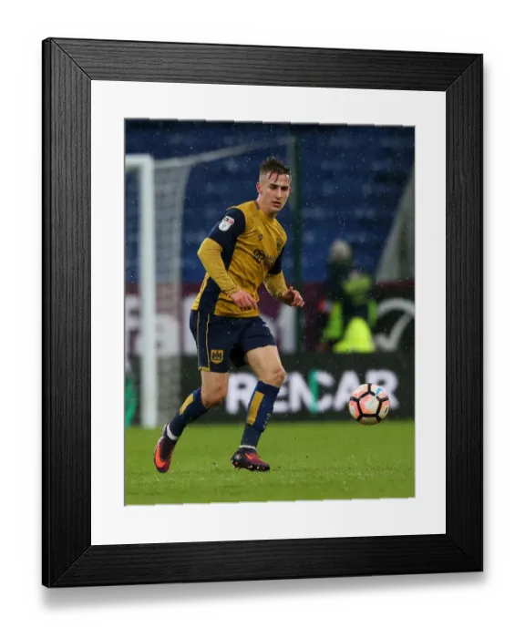 Framed Print : Joe Bryan in Action: Burnley vs. Bristol City, FA Cup Fourth Round