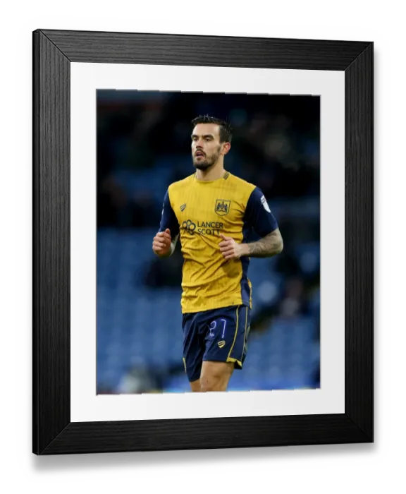 Framed Print : Marlon Pack of Bristol City in Action Against Burnley at Turf Moor, FA Cup Fourth Round
