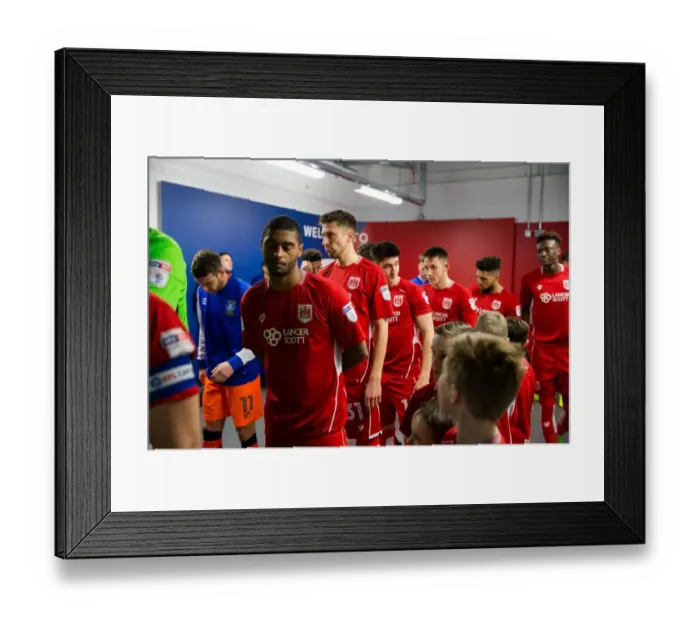 Framed Print : Bristol City Players in the Tunnel Before Kick-off vs Sheffield Wednesday (31st January 2017, Sky Bet Championship, Ashton Gate Stadium) Framed Print : Bristol City Players in the Tunnel Before Kick-off vs Sheffield Wednesday (31st January 2017, Sky Bet Championship, Ashton Gate Stadium)