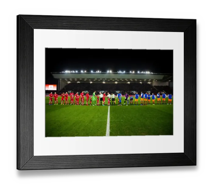 Framed Print : Bristol City vs Sheffield Wednesday: Post-Match Handshake