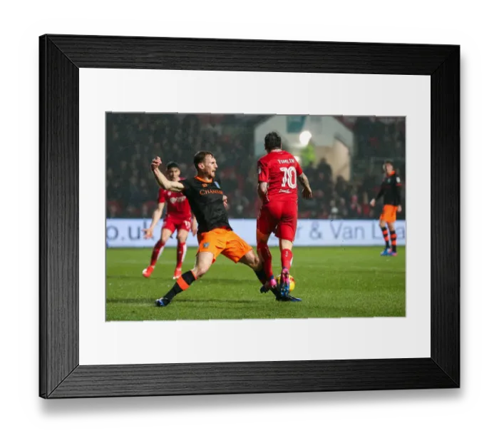 Framed Print : Bristol City's Lee Tomlin Wins Penalty Against Sheffield Wednesday Framed Print : Bristol City's Lee Tomlin Wins Penalty Against Sheffield Wednesday