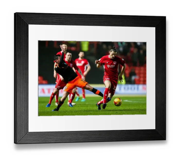Framed Print : Milan Djuric vs David Jones: Intense Clash in Bristol City vs Sheffield Wednesday Sky Bet Championship Match Framed Print : Milan Djuric vs David Jones: Intense Clash in Bristol City vs Sheffield Wednesday Sky Bet Championship Match