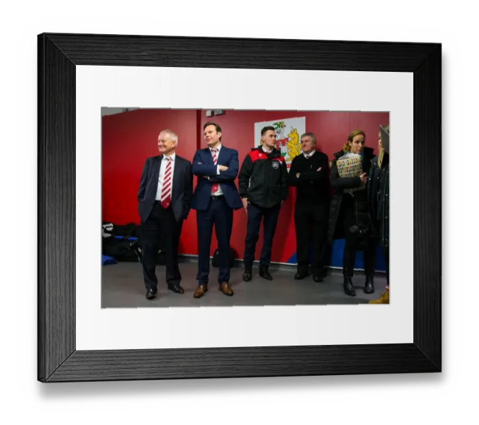 Framed Print : Bristol City FC: Steve Lansdown and Mark Ashton in the Tunnel After the Game (Bristol City v Sheffield Wednesday, 2017) Framed Print : Bristol City FC: Steve Lansdown and Mark Ashton in the Tunnel After the Game (Bristol City v Sheffield Wednesday, 2017)