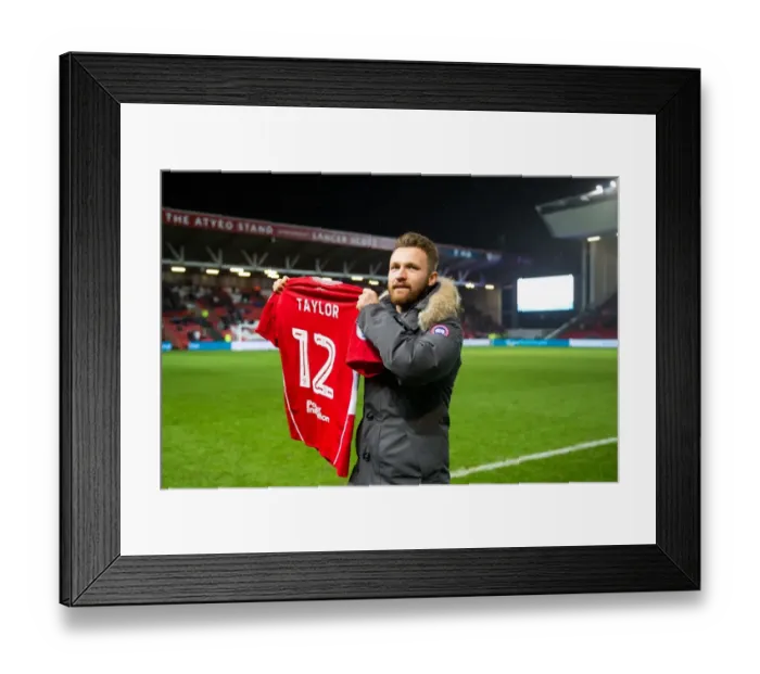 Framed Print : Bristol City Welcomes Matty Taylor at Half Time vs. Sheffield Wednesday