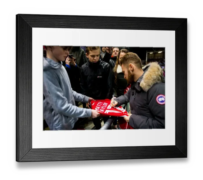 Framed Print : Bristol City Welcomes New Signing Matty Taylor at Ashton Gate Stadium - Sky Bet Championship