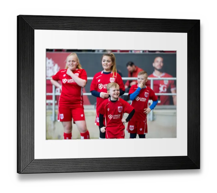 Framed Print : Bristol City vs Rotherham United Mascot Clash: Sky Bet Championship Showdown at Ashton Gate Stadium