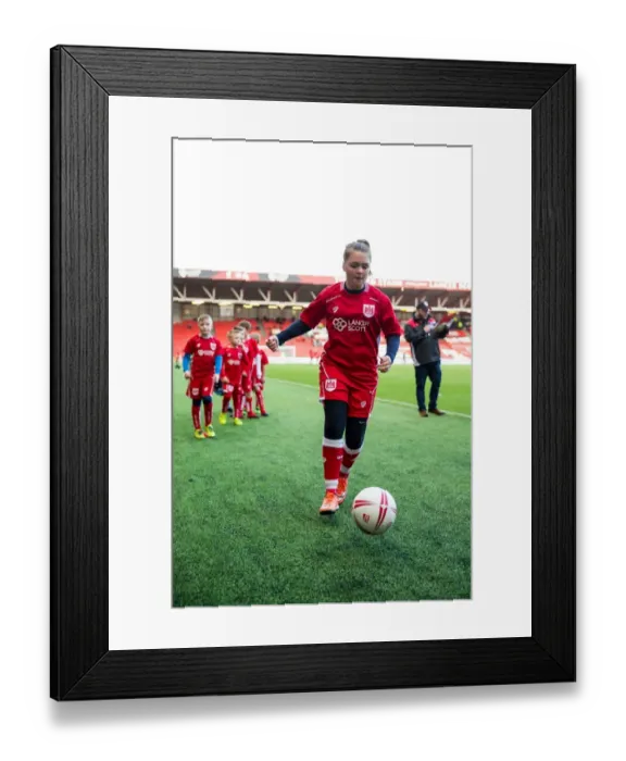 Framed Print : Mascot Showdown: Bristol City vs Rotherham United, Sky Bet Championship Match at Ashton Gate Stadium