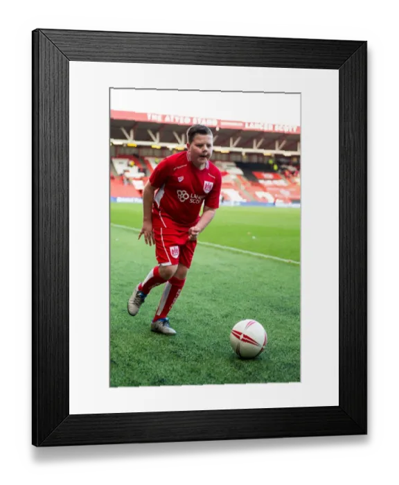 Framed Print : Bristol City vs Rotherham United Mascot Showdown: A Football Pride Clash at Ashton Gate Stadium Framed Print : Bristol City vs Rotherham United Mascot Showdown: A Football Pride Clash at Ashton Gate Stadium