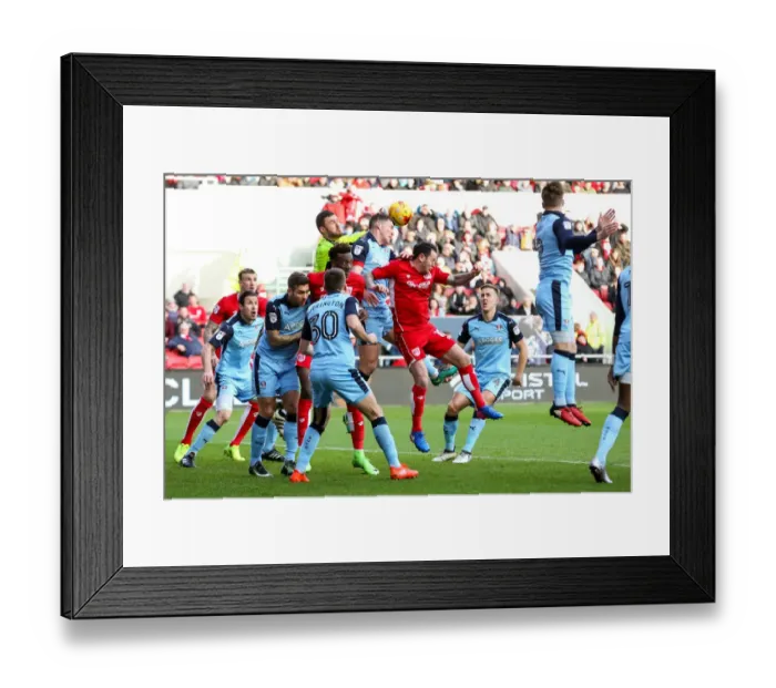 Framed Print : Intense Rivalry: O'Donnell vs Tomlin Brawl - Bristol City vs Rotherham United Framed Print : Intense Rivalry: O'Donnell vs Tomlin Brawl - Bristol City vs Rotherham United