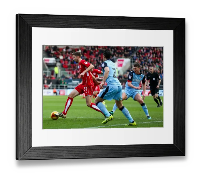 Framed Print : Jens Hegeler's Thrilling Performance: Bristol City vs Rotherham United in Sky Bet Championship at Ashton Gate Stadium Framed Print : Jens Hegeler's Thrilling Performance: Bristol City vs Rotherham United in Sky Bet Championship at Ashton Gate Stadium