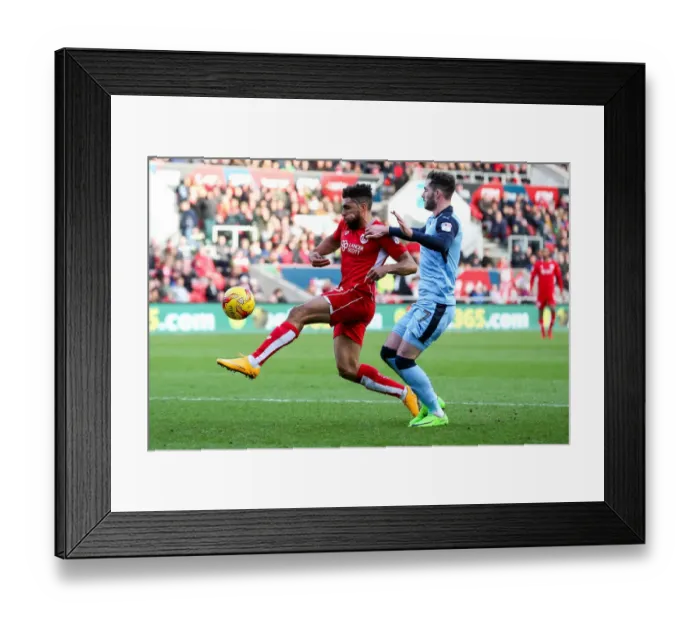 Framed Print : Clash at Ashton Gate: Golbourne vs Forde in Sky Bet Championship Showdown Framed Print : Clash at Ashton Gate: Golbourne vs Forde in Sky Bet Championship Showdown