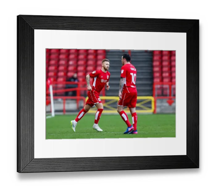 Framed Print : Matty Taylor's Return: Bristol City vs. Rotherham United, 04-02-2017