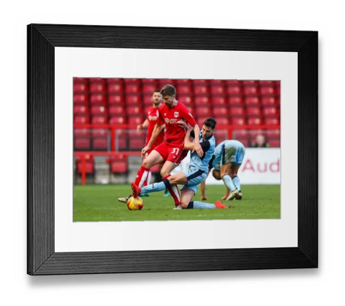Framed Print : Clash at Ashton Gate: Hegeler vs. Newell