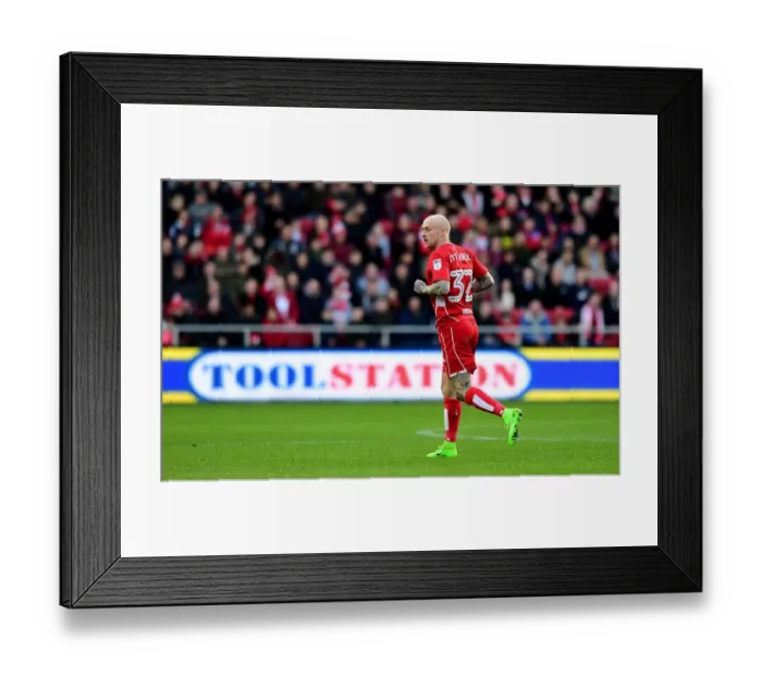 Framed Print : David Cotterill in Action: Bristol City vs Rotherham United, Sky Bet Championship 2017 Framed Print : David Cotterill in Action: Bristol City vs Rotherham United, Sky Bet Championship 2017