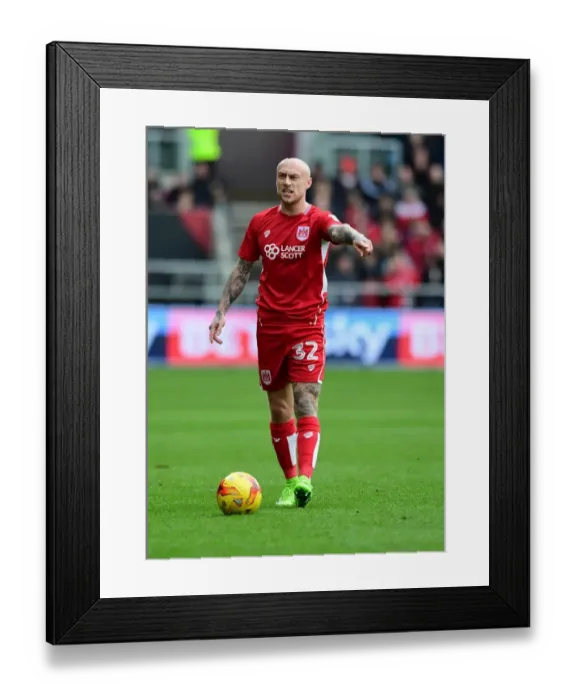 Framed Print : David Cotterill in Action: Bristol City vs Rotherham United (Sky Bet Championship, 2017)