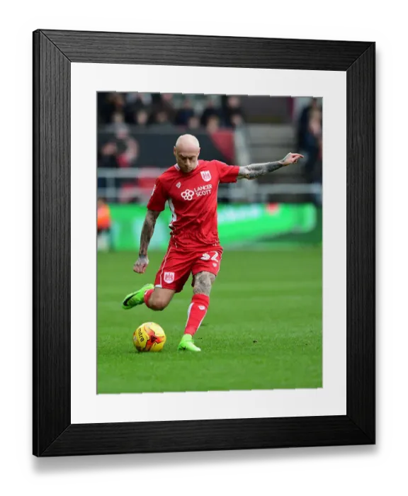Framed Print : David Cotterill in Action: Bristol City vs Rotherham United, Sky Bet Championship, Ashton Gate, February 2017 Framed Print : David Cotterill in Action: Bristol City vs Rotherham United, Sky Bet Championship, Ashton Gate, February 2017