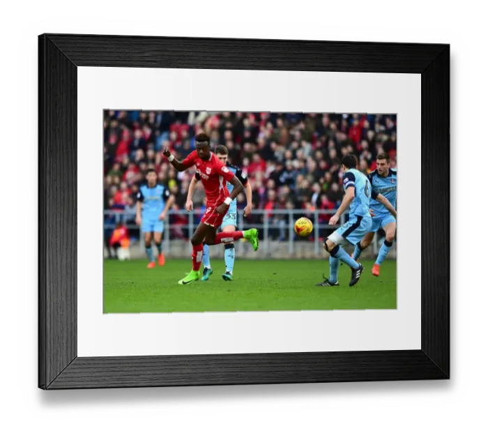 Framed Print : Tammy Abraham's Flick: A Pivotal Moment in Bristol City vs Rotherham United, 2017