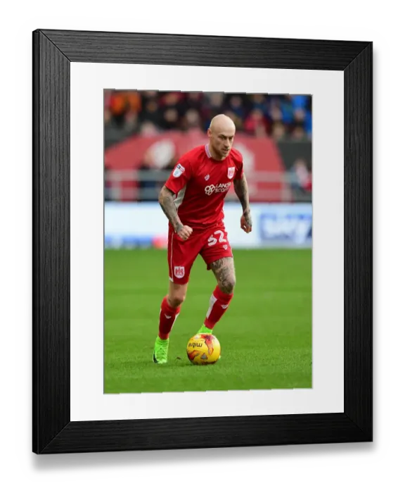 Framed Print : Bristol City's David Cotterill in Action during Sky Bet Championship Match against Rotherham United Framed Print : Bristol City's David Cotterill in Action during Sky Bet Championship Match against Rotherham United