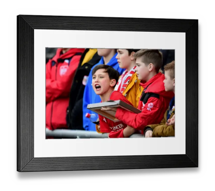 Framed Print : Passionate Bristol City Fans at Ashton Gate Stadium Framed Print : Passionate Bristol City Fans at Ashton Gate Stadium