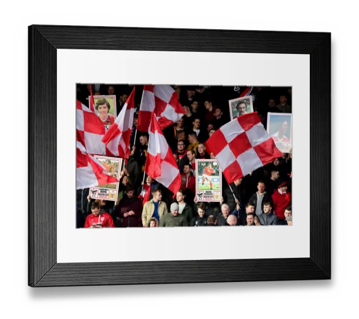Framed Print : 8, 000-Strong Unified Stand: Bristol City Fans vs Rotherham United, Sky Bet Championship (Ashton Gate) Framed Print : 8, 000-Strong Unified Stand: Bristol City Fans vs Rotherham United, Sky Bet Championship (Ashton Gate)