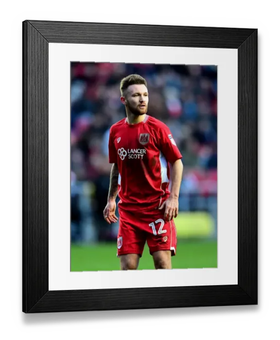 Framed Print : Bristol City's Matty Taylor Scores Against Rotherham United at Ashton Gate, February 2017 Framed Print : Bristol City's Matty Taylor Scores Against Rotherham United at Ashton Gate, February 2017