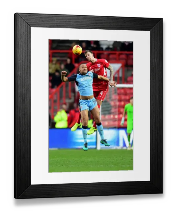 Framed Print : Aden Flint's Aerial Battle: Bristol City vs Rotherham United, Sky Bet Championship (February 4, 2017) Framed Print : Aden Flint's Aerial Battle: Bristol City vs Rotherham United, Sky Bet Championship (February 4, 2017)