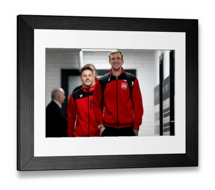 Framed Print : Aden Flint's Smile Before Derby County vs. Bristol City Championship Clash (11 / 02 / 2017) Framed Print : Aden Flint's Smile Before Derby County vs. Bristol City Championship Clash (11 / 02 / 2017)