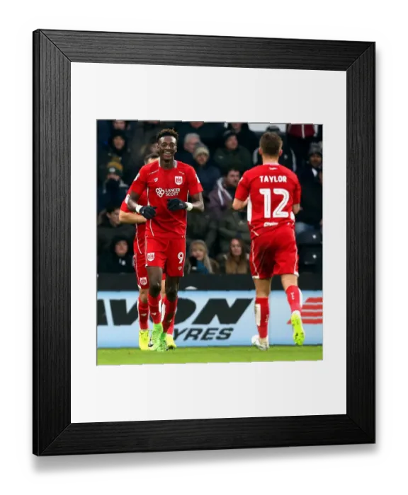 Framed Print : Tammy Abraham's Brace: Derby County 0-2 Bristol City (Sky Bet Championship) Framed Print : Tammy Abraham's Brace: Derby County 0-2 Bristol City (Sky Bet Championship)