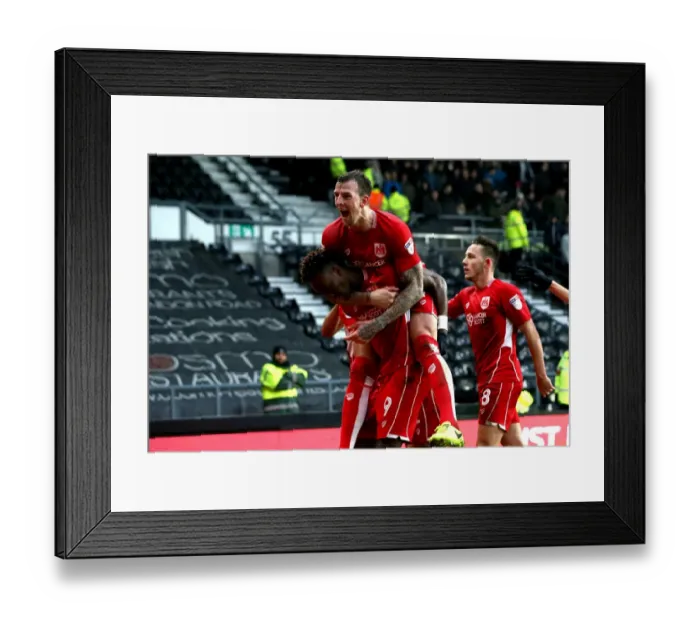 Framed Print : Tammy Abraham's Hat-Trick: 3-0 Victory for Bristol City over Derby County Framed Print : Tammy Abraham's Hat-Trick: 3-0 Victory for Bristol City over Derby County