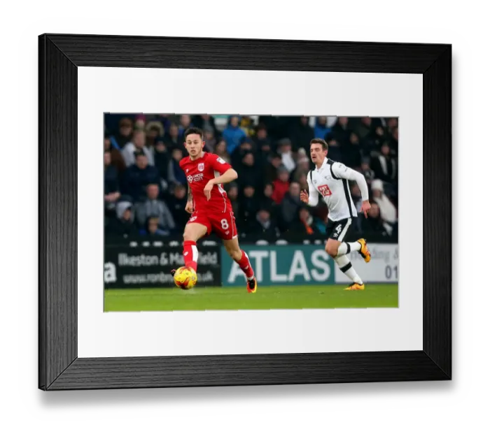 Framed Print : Josh Brownhill Charges Forward: Derby County vs. Bristol City, Sky Bet Championship (11 / 02 / 2017) Framed Print : Josh Brownhill Charges Forward: Derby County vs. Bristol City, Sky Bet Championship (11 / 02 / 2017)