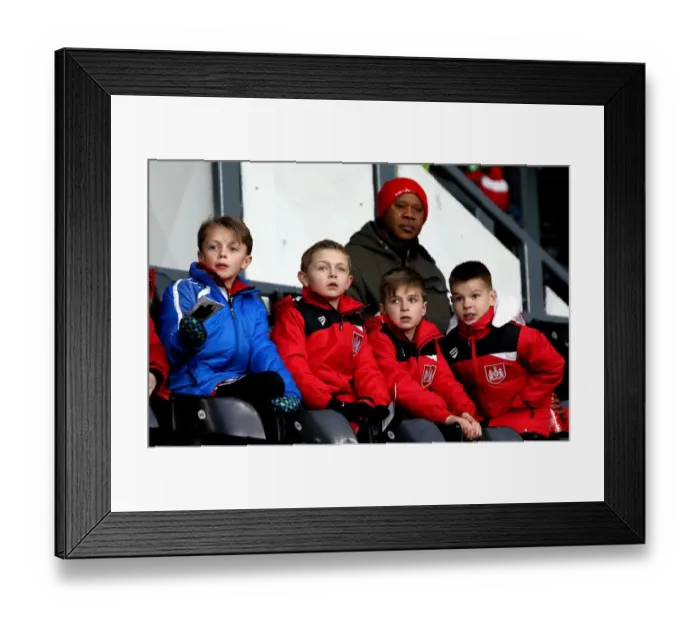 Framed Print : Bristol City Fans Rally at iPro Stadium During Derby County Match, February 2017 Framed Print : Bristol City Fans Rally at iPro Stadium During Derby County Match, February 2017
