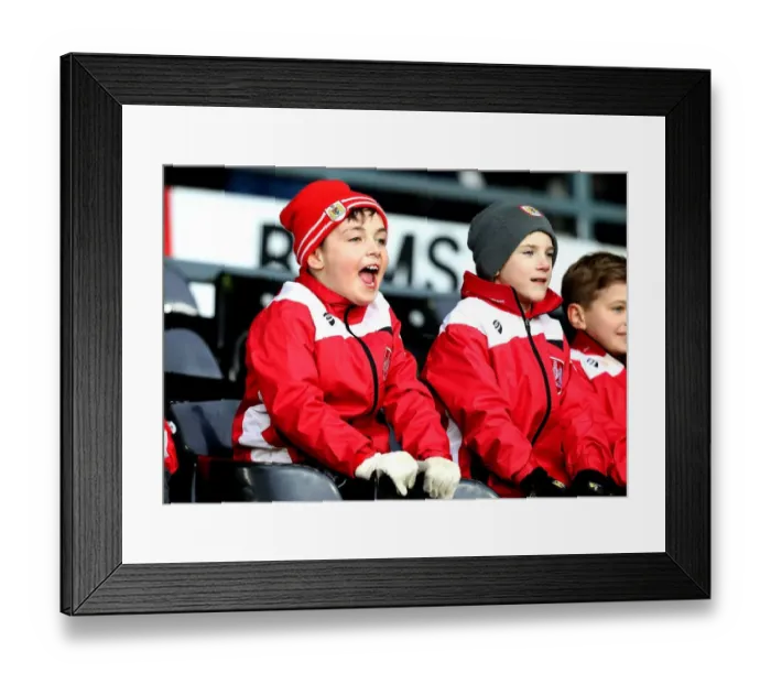 Framed Print : Bristol City Fans in Full Force at Derby Championship Match, November 2017 Framed Print : Bristol City Fans in Full Force at Derby Championship Match, November 2017