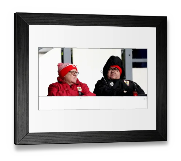 Framed Print : Bristol City Fans in Full Force at Derby Championship Match, November 2017 Framed Print : Bristol City Fans in Full Force at Derby Championship Match, November 2017