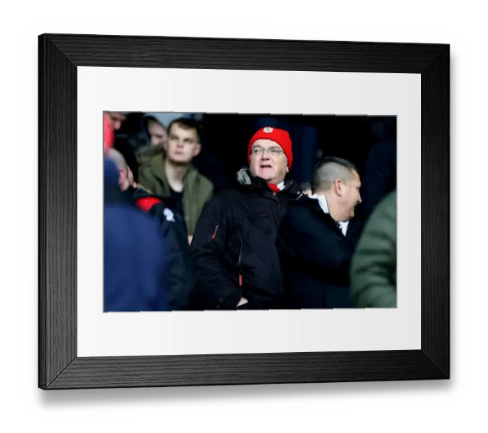 Framed Print : Bristol City Fans in Full Force at Derby Championship Match, November 2017 Framed Print : Bristol City Fans in Full Force at Derby Championship Match, November 2017