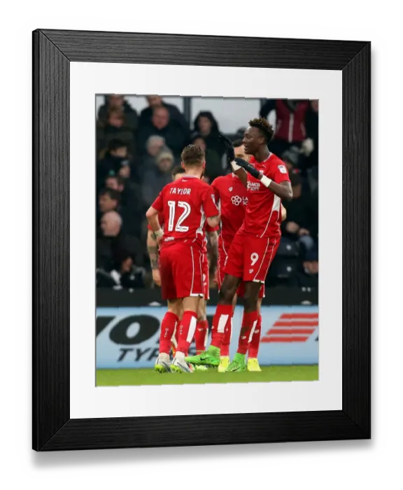 Framed Print : Tammy Abraham's Euphoric Goal Celebration: Derby County vs. Bristol City, Sky Bet Championship (February 11, 2017) Framed Print : Tammy Abraham's Euphoric Goal Celebration: Derby County vs. Bristol City, Sky Bet Championship (February 11, 2017)