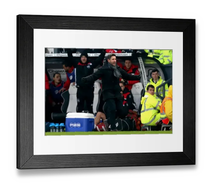 Framed Print : Lee Johnson's Frustration: Derby County vs. Bristol City, Sky Bet Championship (February 11, 2017) Framed Print : Lee Johnson's Frustration: Derby County vs. Bristol City, Sky Bet Championship (February 11, 2017)