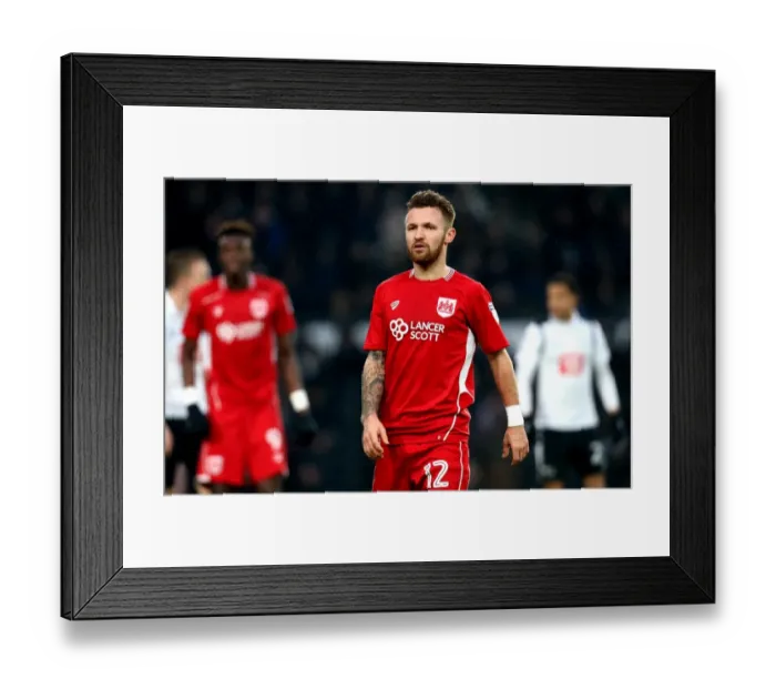 Framed Print : Matty Taylor in Action: Derby County vs. Bristol City, Sky Bet Championship (11 / 02 / 2017) Framed Print : Matty Taylor in Action: Derby County vs. Bristol City, Sky Bet Championship (11 / 02 / 2017)