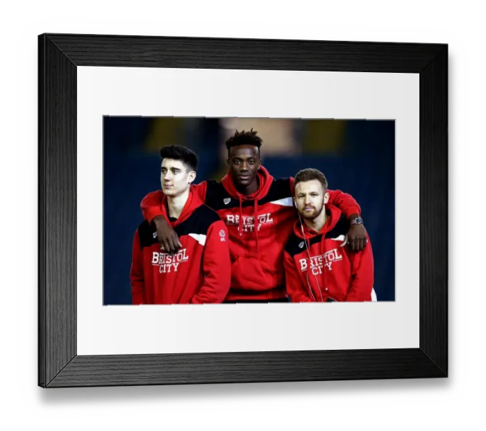 Framed Print : Bristol City Stars: O'Dowda, Abraham, and Taylor Arrive at Elland Road Ahead of Leeds United Clash Framed Print : Bristol City Stars: O'Dowda, Abraham, and Taylor Arrive at Elland Road Ahead of Leeds United Clash