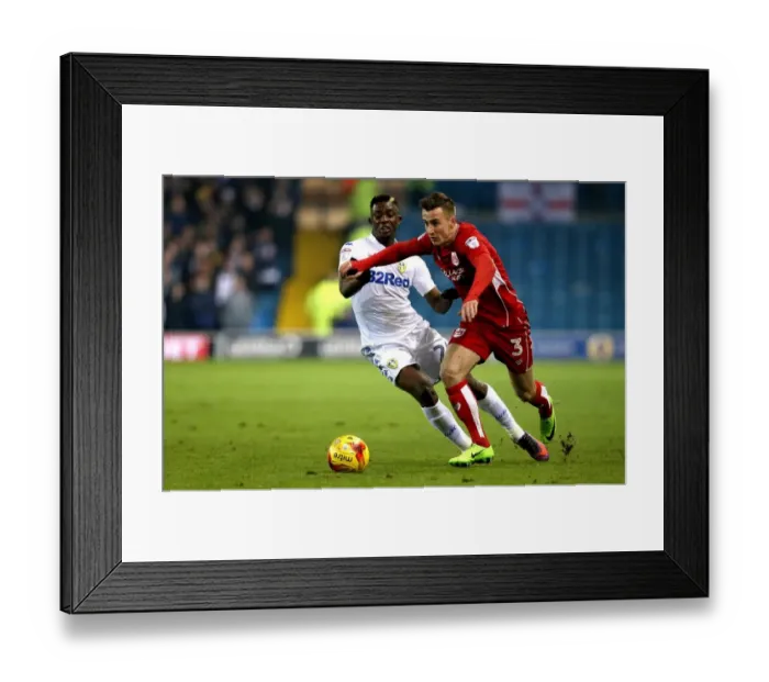 Framed Print : Joe Bryan Outmaneuvers Hadi Sacko: Leeds United vs. Bristol City Championship Clash, 2017 Framed Print : Joe Bryan Outmaneuvers Hadi Sacko: Leeds United vs. Bristol City Championship Clash, 2017