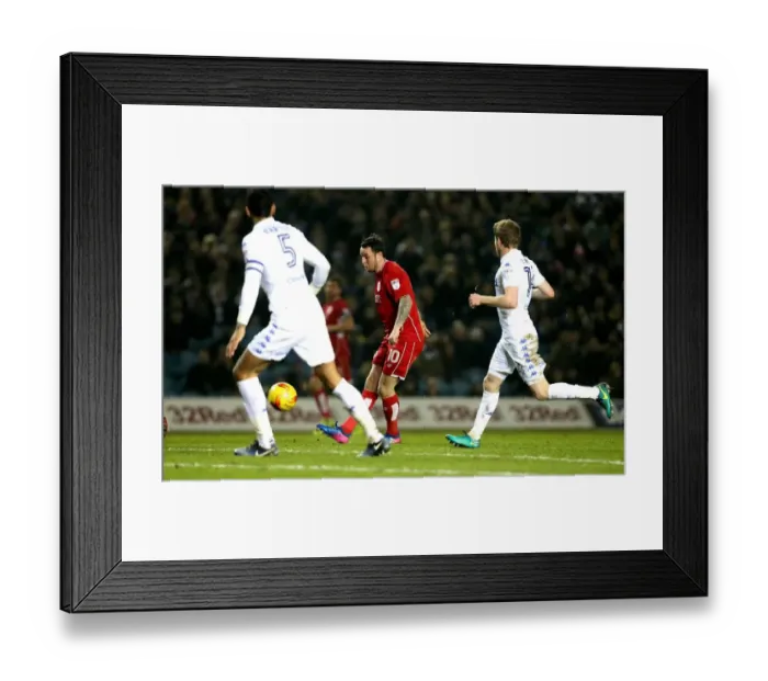 Framed Print : Leeds United vs. Bristol City: Lee Tomlin's Chip Goal Thrills at Elland Road, 14 / 02 / 2017