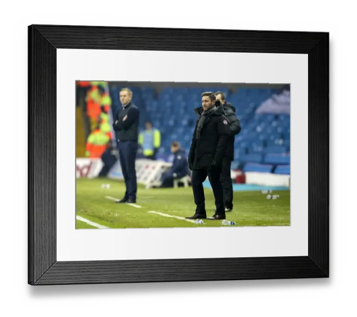 Framed Print : Johnson and Monk Face Off: Leeds United vs. Bristol City Championship Clash at Elland Road, 2017 Framed Print : Johnson and Monk Face Off: Leeds United vs. Bristol City Championship Clash at Elland Road, 2017